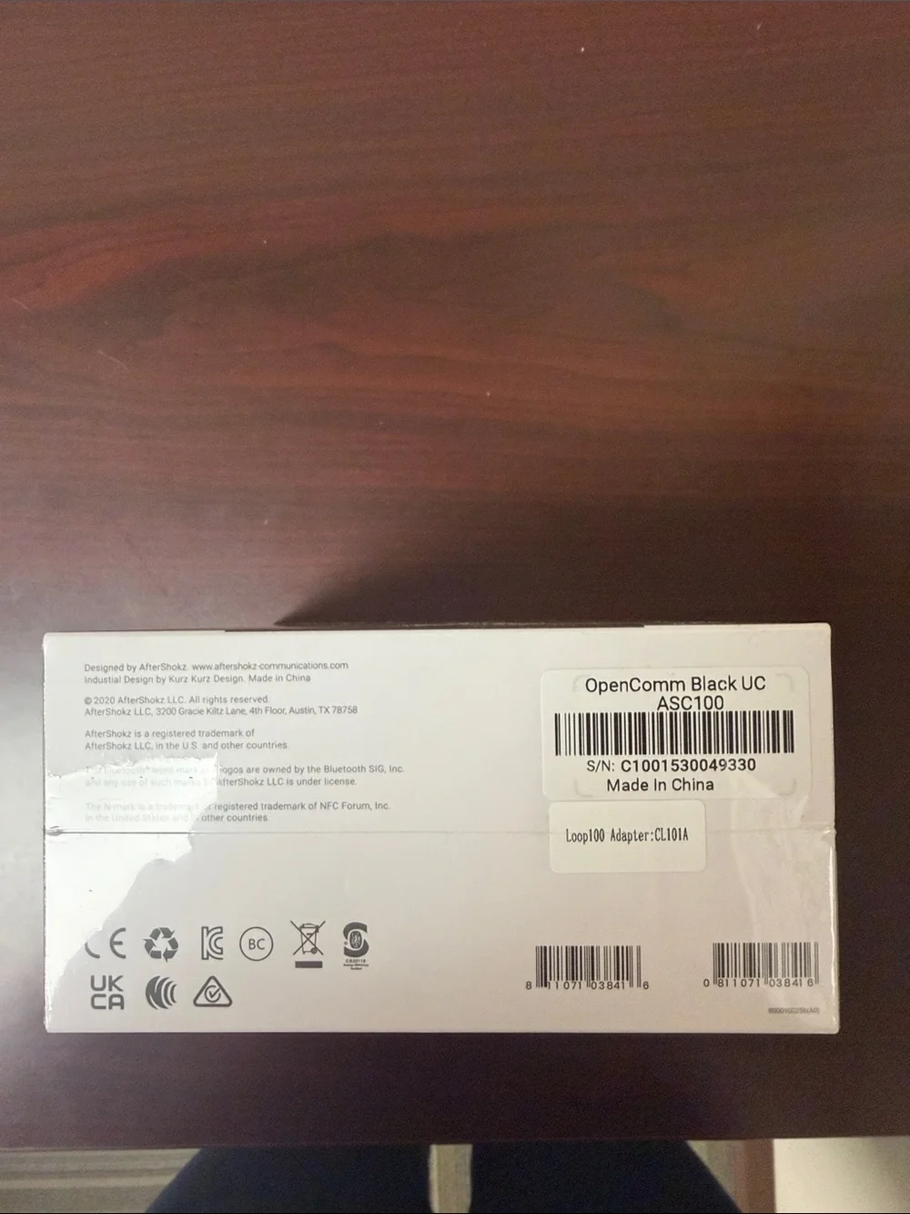 Aftershokz unopened opencomm